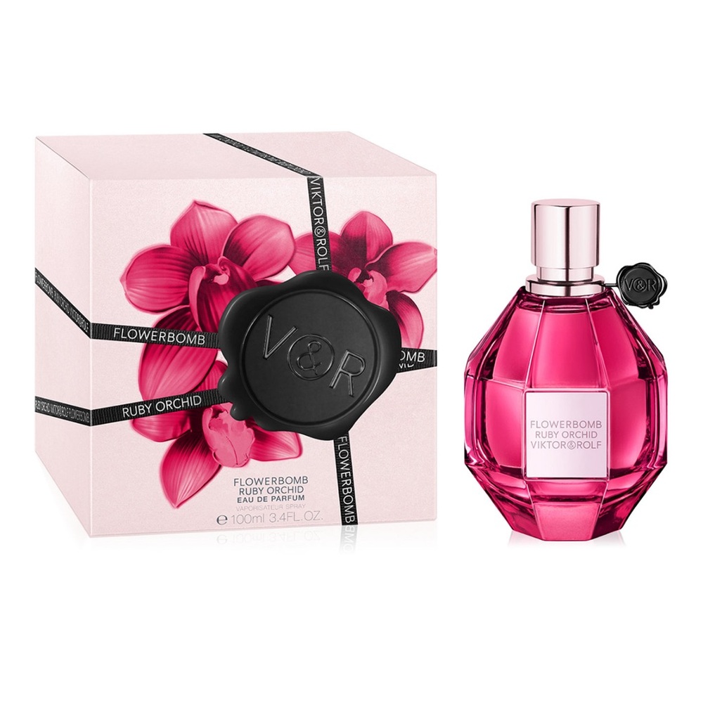 Viktor & Rolf Ruby Orchid Pink Perfume 3.40 oz  brand new - Picture 2 of 4